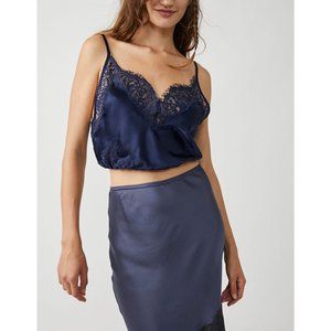 NWT Free People Night Out Blouson Brami / Midnight